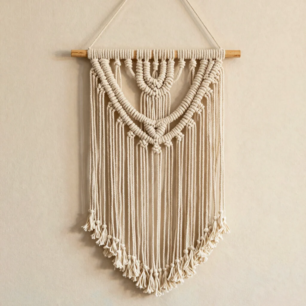 Tiered Macrame Wall Hanging