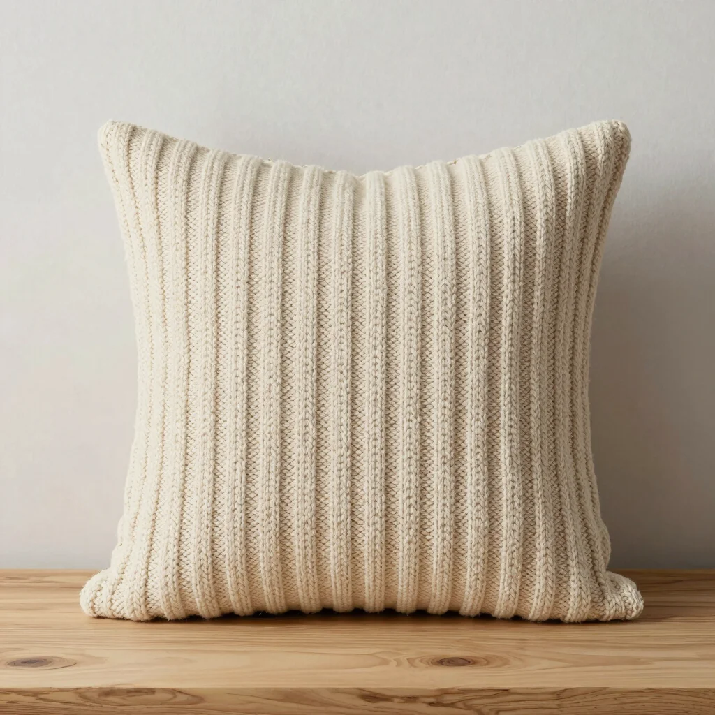 Textured Cable Knit Cushion Cover