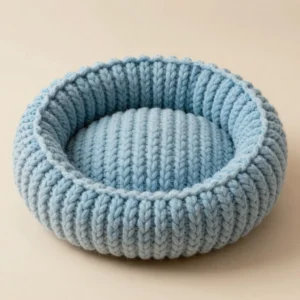 Chunky Knit Pet Sanctuary Bed